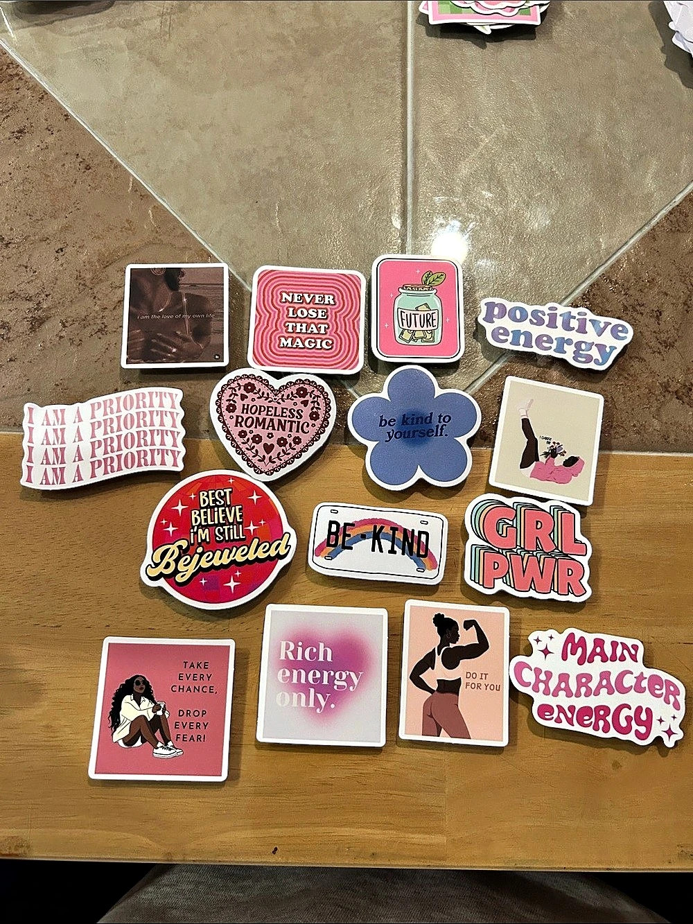 Multicolor Inspirational Sticker Assortment